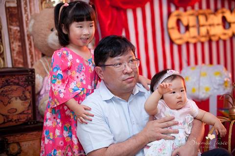 Sessão de fotos de 1 ano'