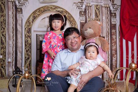 Sessão de fotos de 1 ano'