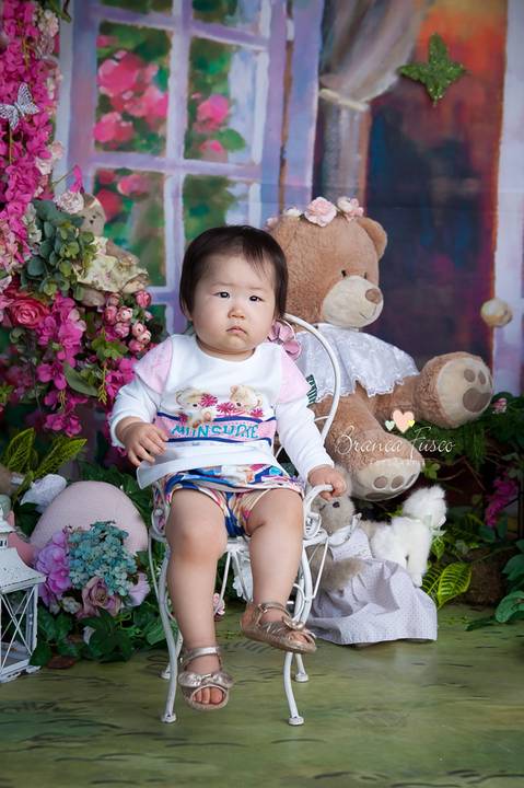 Sessão de fotos de 1 ano'