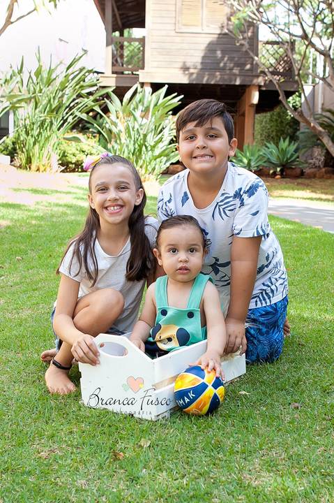 Ensaio infantil em casa'