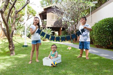 Ensaio infantil em casa'