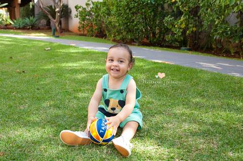 Ensaio infantil em casa'