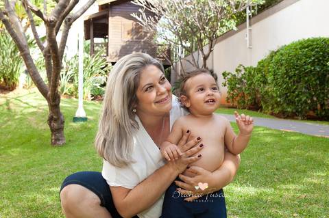 Ensaio infantil em casa'