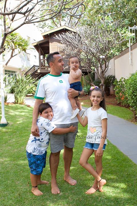 Ensaio infantil em casa'