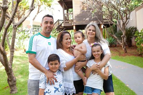 Ensaio infantil em casa'