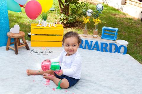 Ensaio infantil em casa'