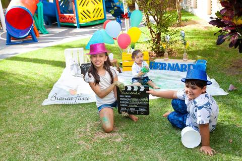 Ensaio infantil em casa'