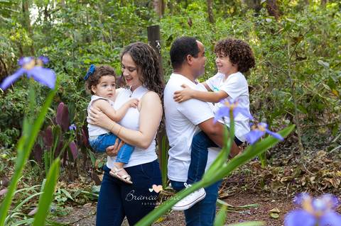 Fotos de família ao ar livre'