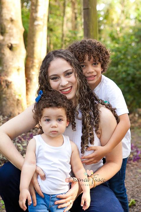 Fotos de família ao ar livre'