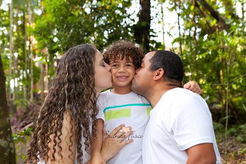 Fotos de família ao ar livre'