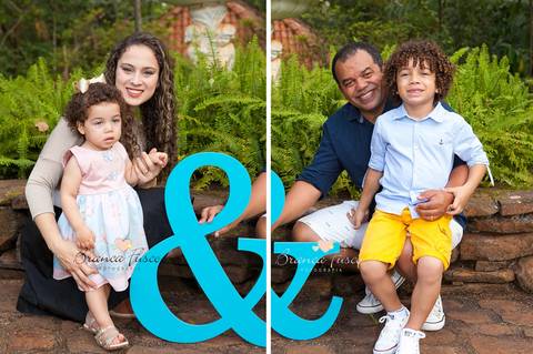 Fotos de família ao ar livre'