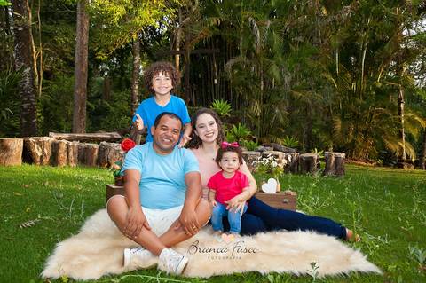 Fotos de família ao ar livre'