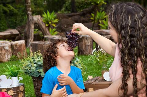Fotos de família ao ar livre'