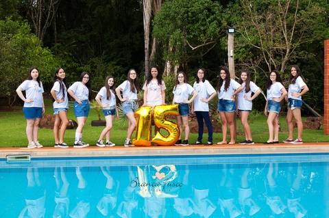 Ensaio de 15 anos na natureza'