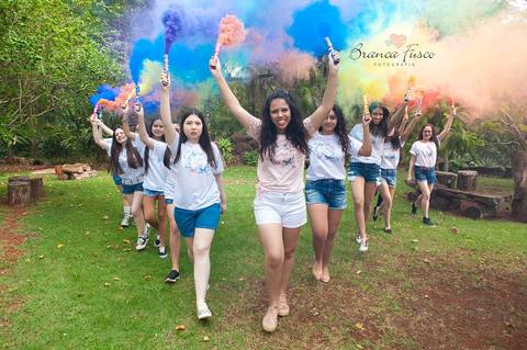 Ensaio de 15 anos na natureza'