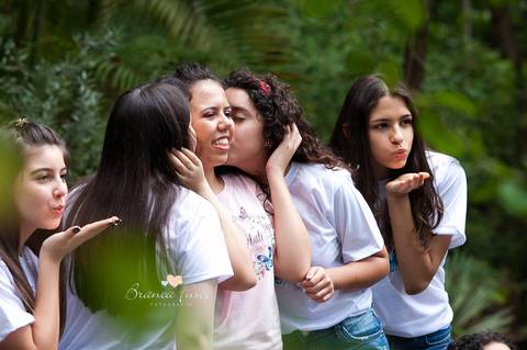 Ensaio de 15 anos na natureza'