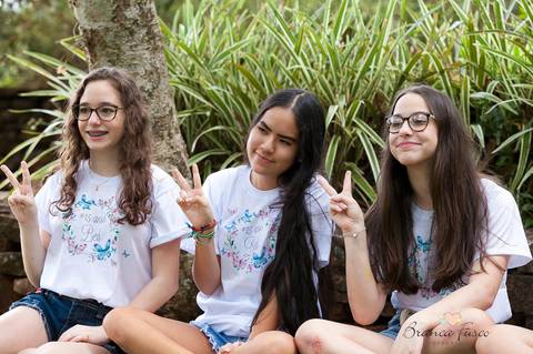 Ensaio de 15 anos na natureza'