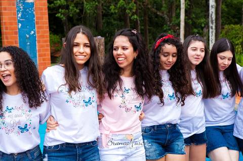 Ensaio de 15 anos na natureza'