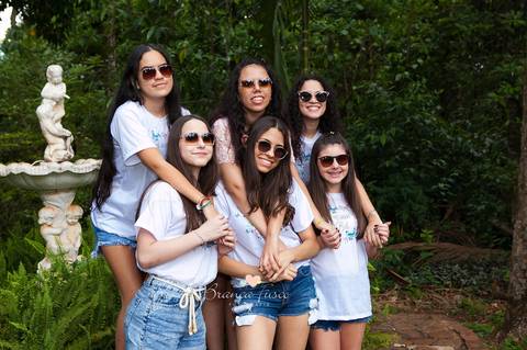 Ensaio de 15 anos na natureza'