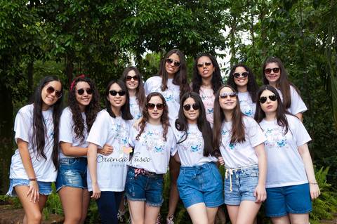 Ensaio de 15 anos na natureza'