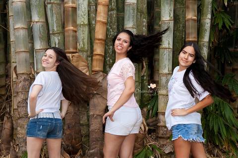 Ensaio de 15 anos na natureza'