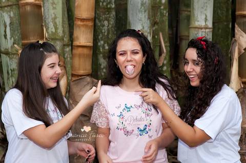 Ensaio de 15 anos na natureza'