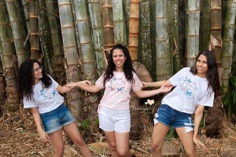 Ensaio de 15 anos na natureza'