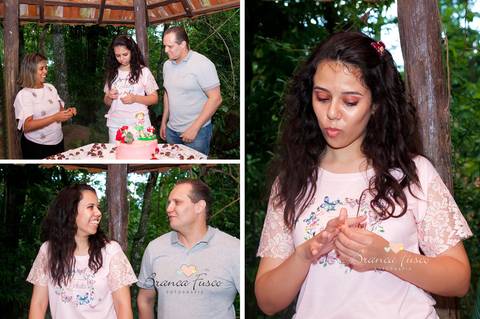 Ensaio de 15 anos na natureza'