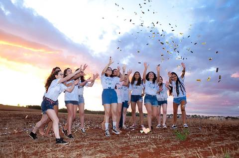 Ensaio de 15 anos na natureza'