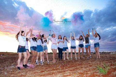 Ensaio de 15 anos na natureza'