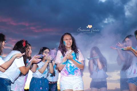 Ensaio de 15 anos na natureza'