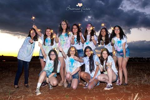 Ensaio de 15 anos na natureza'