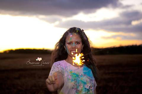 Ensaio de 15 anos na natureza'