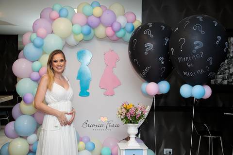 Chá de revelação de gêmeos'