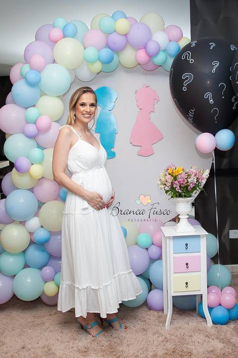 Chá de revelação de gêmeos'