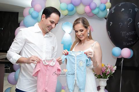 Chá de revelação de gêmeos'