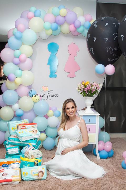 Chá de revelação de gêmeos'