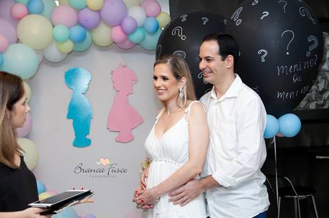 Chá de revelação de gêmeos'