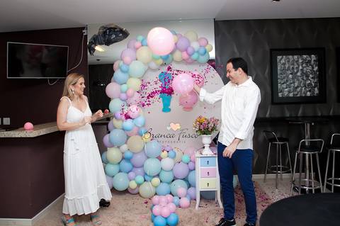 Chá de revelação de gêmeos'