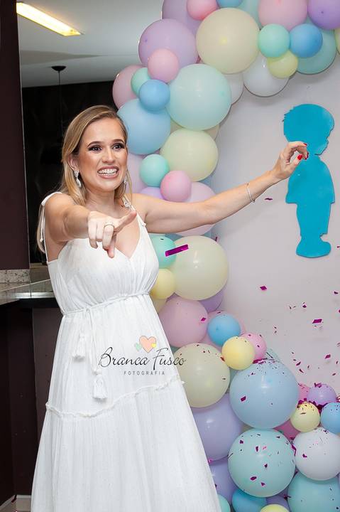 Chá de revelação de gêmeos'