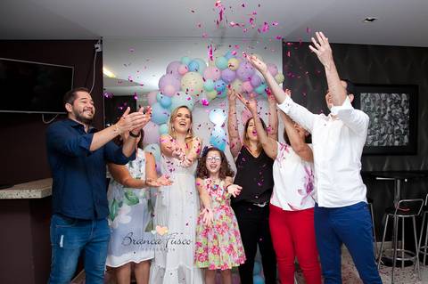 Chá de revelação de gêmeos'