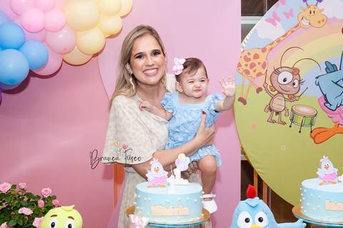 Festa de 1 ano de gêmeas em Londrina com a fotógrafa Branca Fusco'