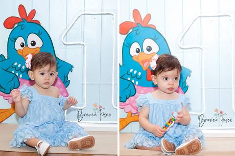 Festa de 1 ano de gêmeas em Londrina com a fotógrafa Branca Fusco'