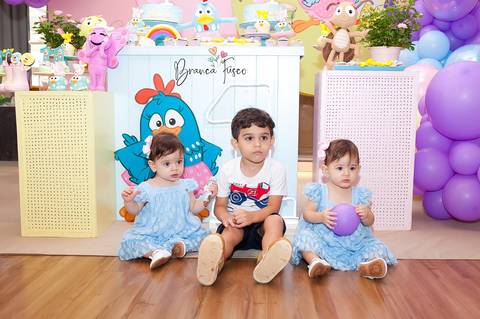 Festa de 1 ano de gêmeas em Londrina com a fotógrafa Branca Fusco'