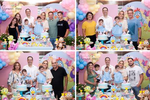 Festa de 1 ano de gêmeas em Londrina com a fotógrafa Branca Fusco'