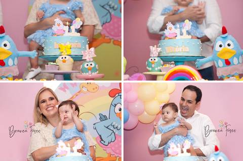 Festa de 1 ano de gêmeas em Londrina com a fotógrafa Branca Fusco'