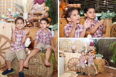 Festa infantil de gêmeos '