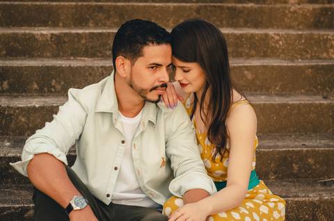 Ensaio de casal na lagoa da Pampulha em Belo Horizonte'