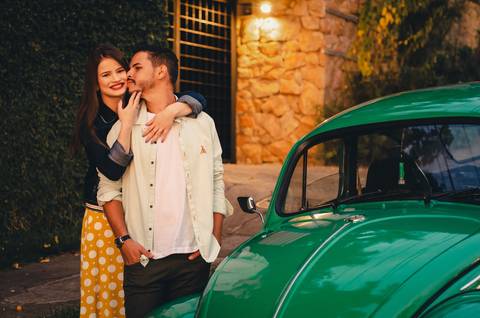 Ensaio de casal na lagoa da Pampulha em Belo Horizonte'