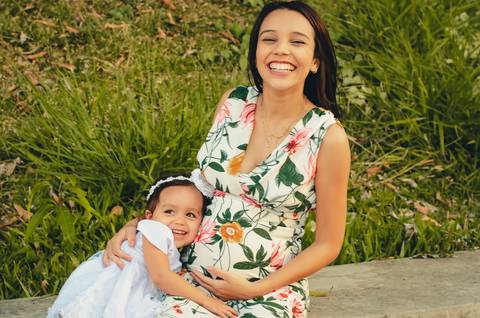 Ensaio externo gestante e infantil em Belo Horizonte Praça Sao Francisco de Assis Pampulha '